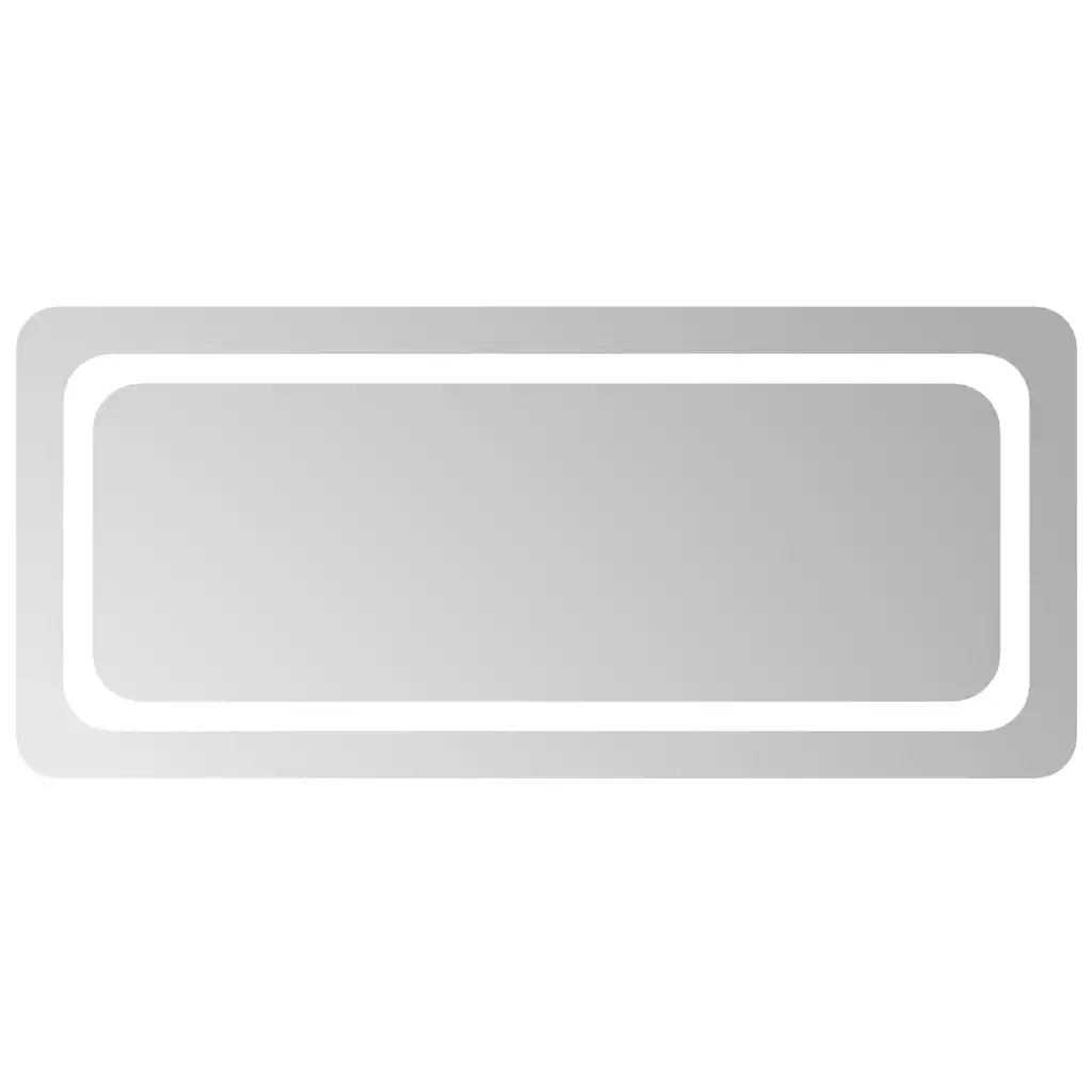 Specchio da Bagno con Luci LED 90x40 cm 151788