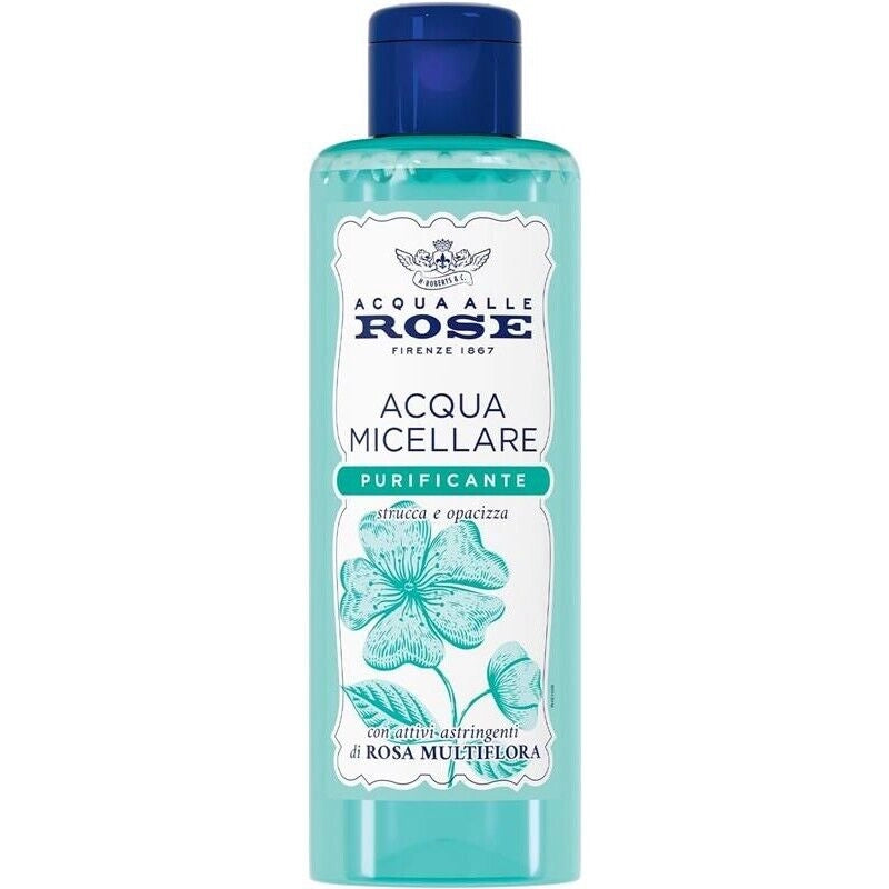 ACQUA MICELLARE ALLE ROSE 200 ML ALLA ROSA MULTIFLORA STRUCCA E OPACIZZA