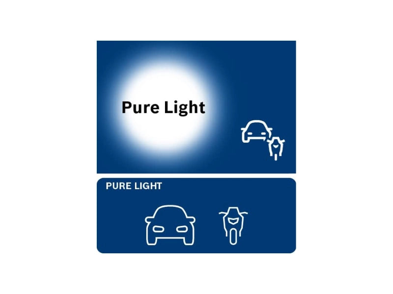 Lampadine auto P21/5W Pure Light 12V 21/5W BAY15d Bosch x2