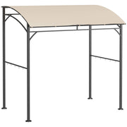 Gazebo per Barbecue ¨C Minimal ¨C Beige e Nero 215x150x182cm