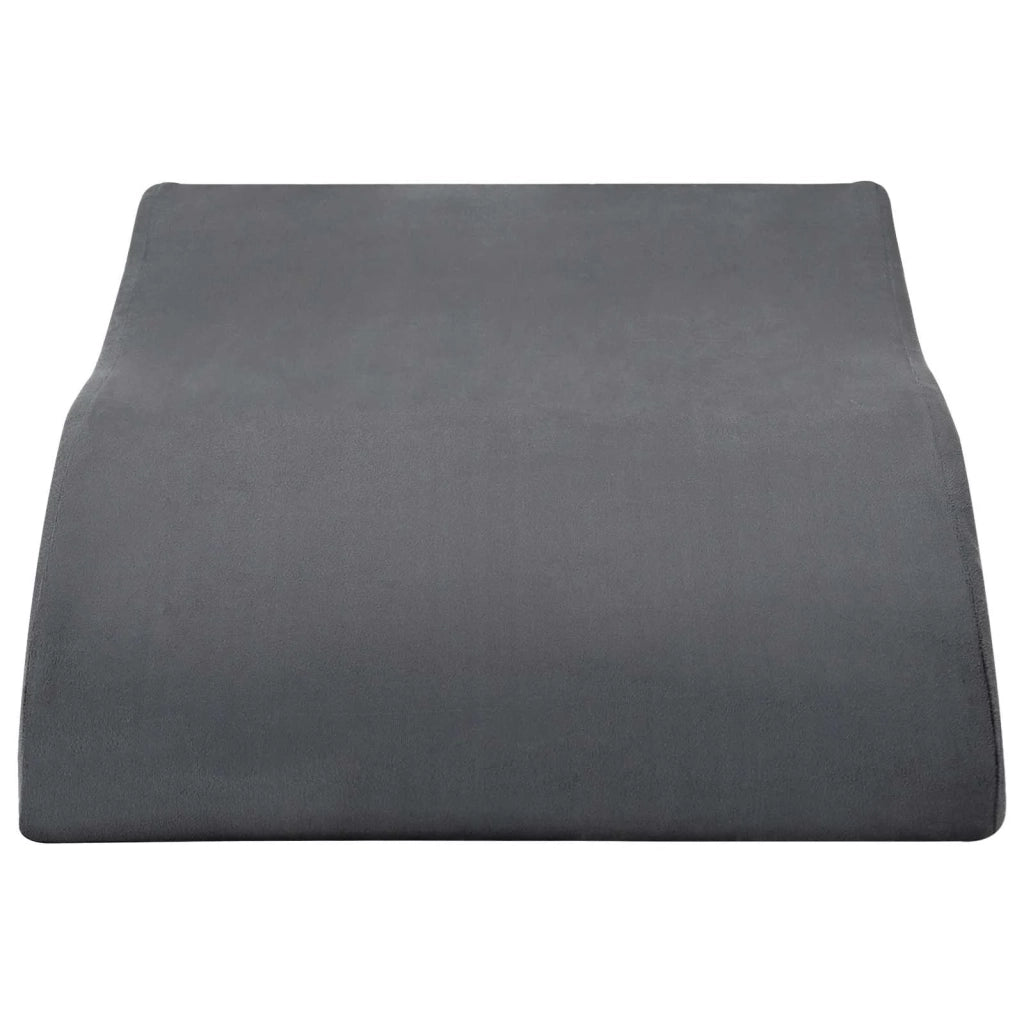 Cuscino per Gambe Grigio 68 x 40 x 18 cm Schiuma PU 42020189