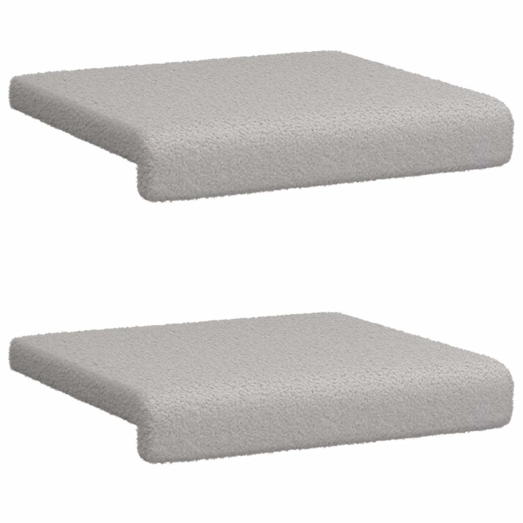Cuscino per panchina 2 pcs Tessuto Sherpa Grigio Chiaro 42043072