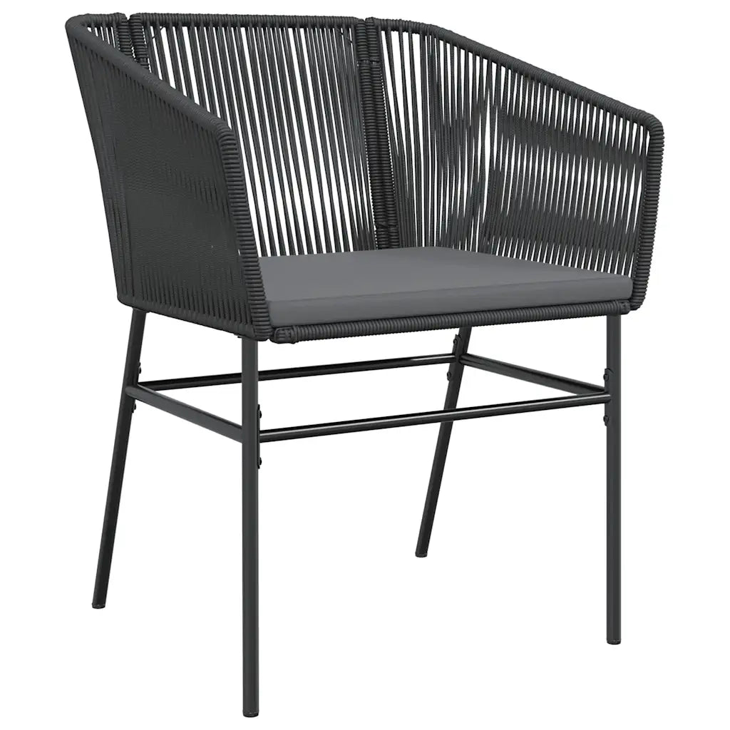 Set da Pranzo da Giardino con Cuscini 5 pz Polyrattan Vetro 3334515