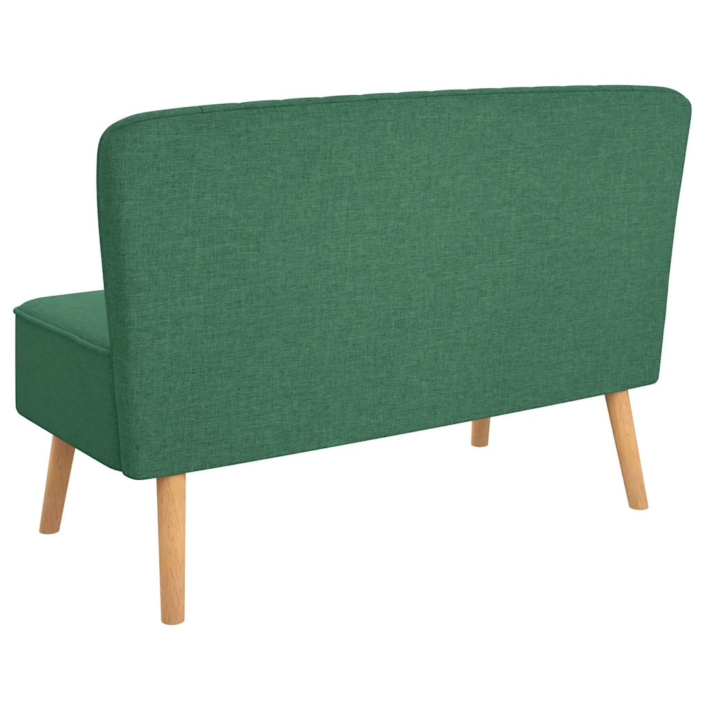 Divano-Sofa-Divanetto in Stoffa 117x55,5x77 cm Verde