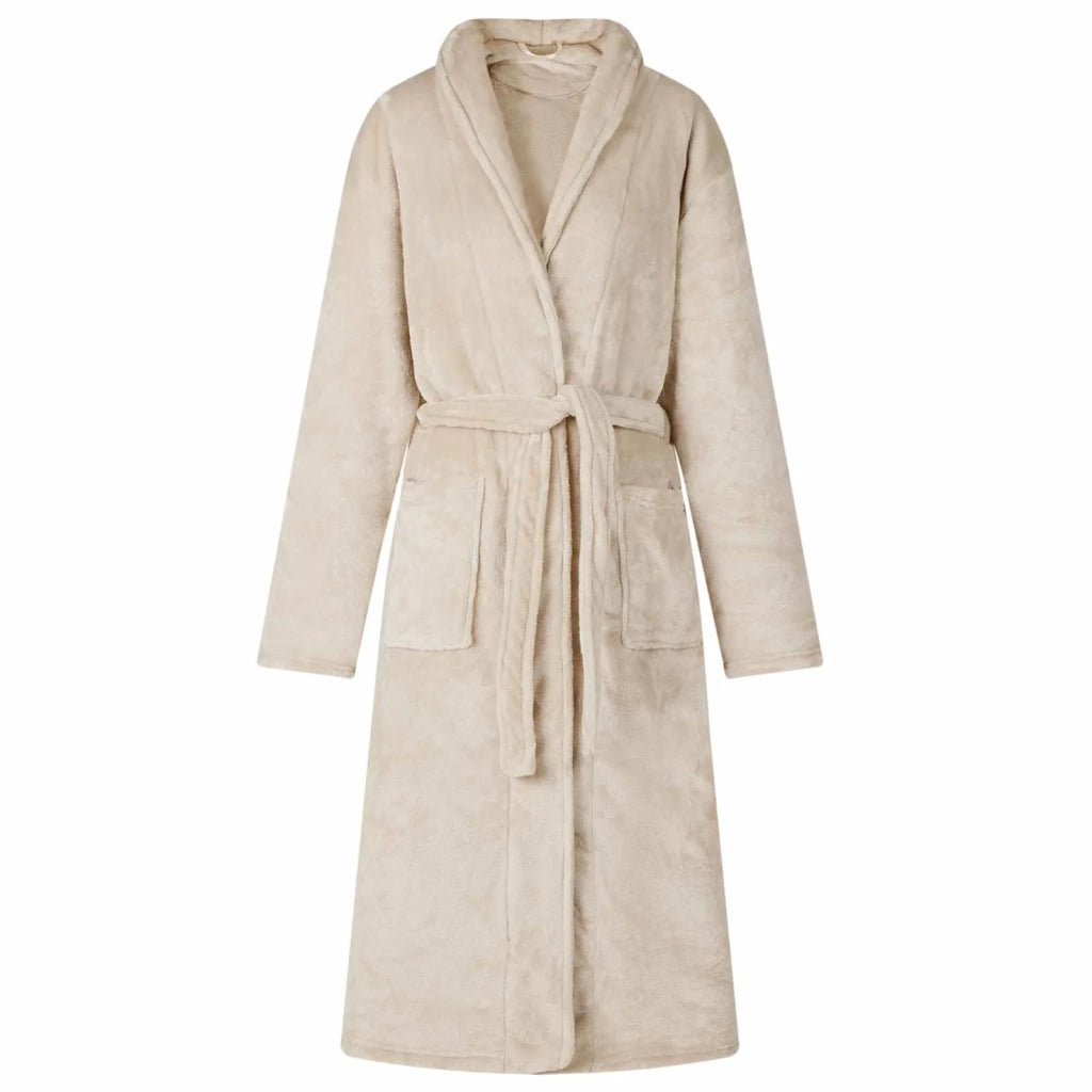 Accappatoio senza Cappuccio Beige xl Flanella 42017264