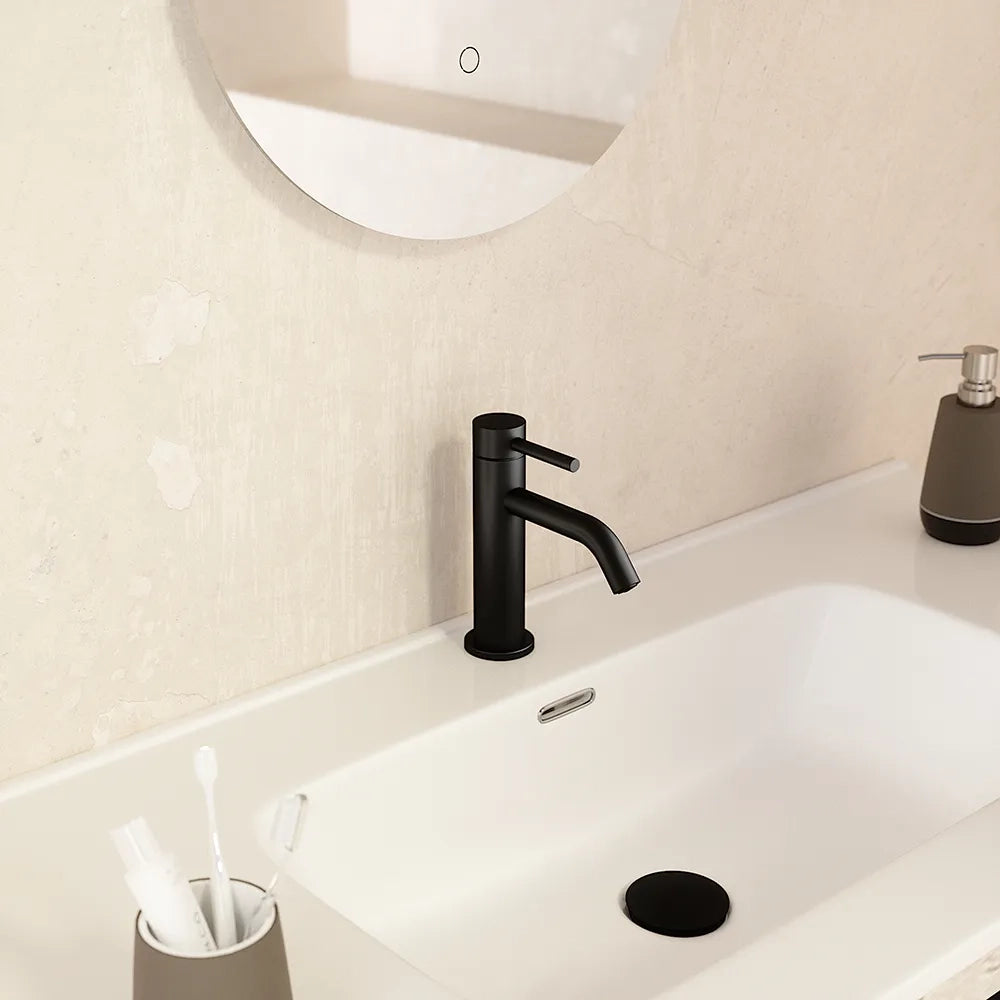 Miscelatore lavabo senza scarico slim nero opaco | Bette
