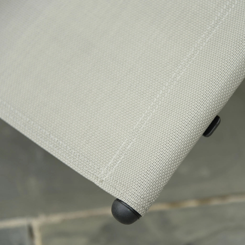 Poltrona a Dondolo da Giardino ¨C Minimal ¨C Nero e Grigio, 150x62x88 cm