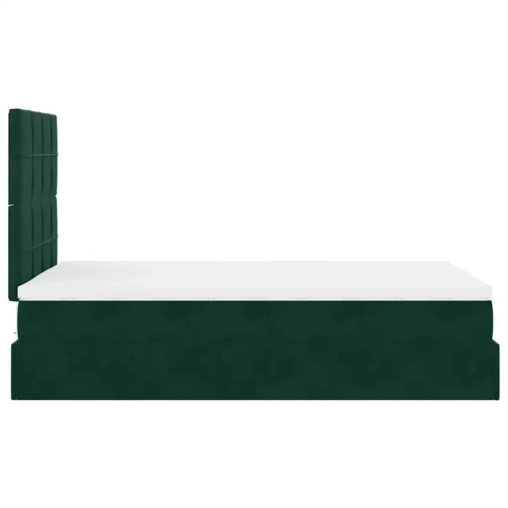 Struttura Letto Pouf con Materassi 120x190 cm Velluto 3313460