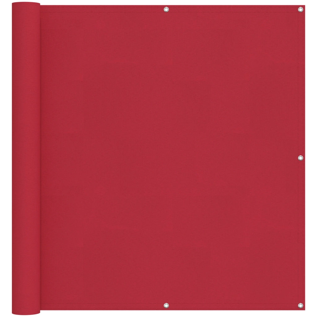 Schermo da balcone | Paravento da Balcone Rosso 110 x 700 cm Tessuto Oxford