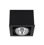 Plafoniera spot Nowodvorski BOX nera legno 19cm GU10