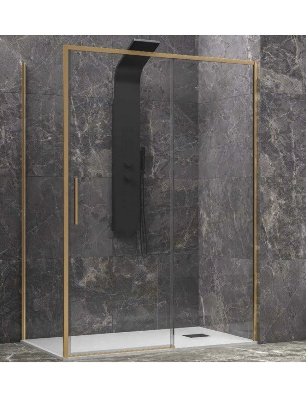 Box doccia LEA 400 150x70 x200 cm profilo oro
