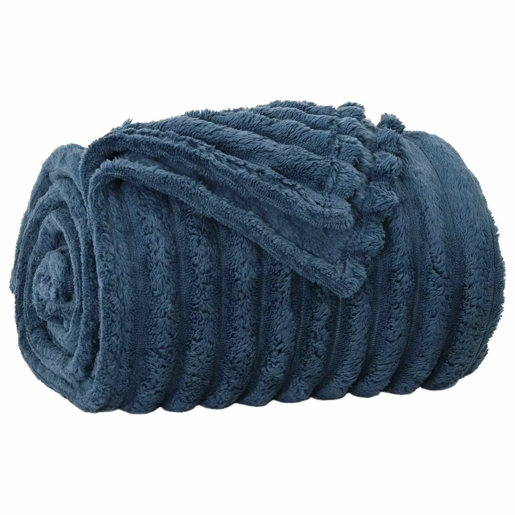 Coperta Blu navy 200 x 150 cm Panno 42016838