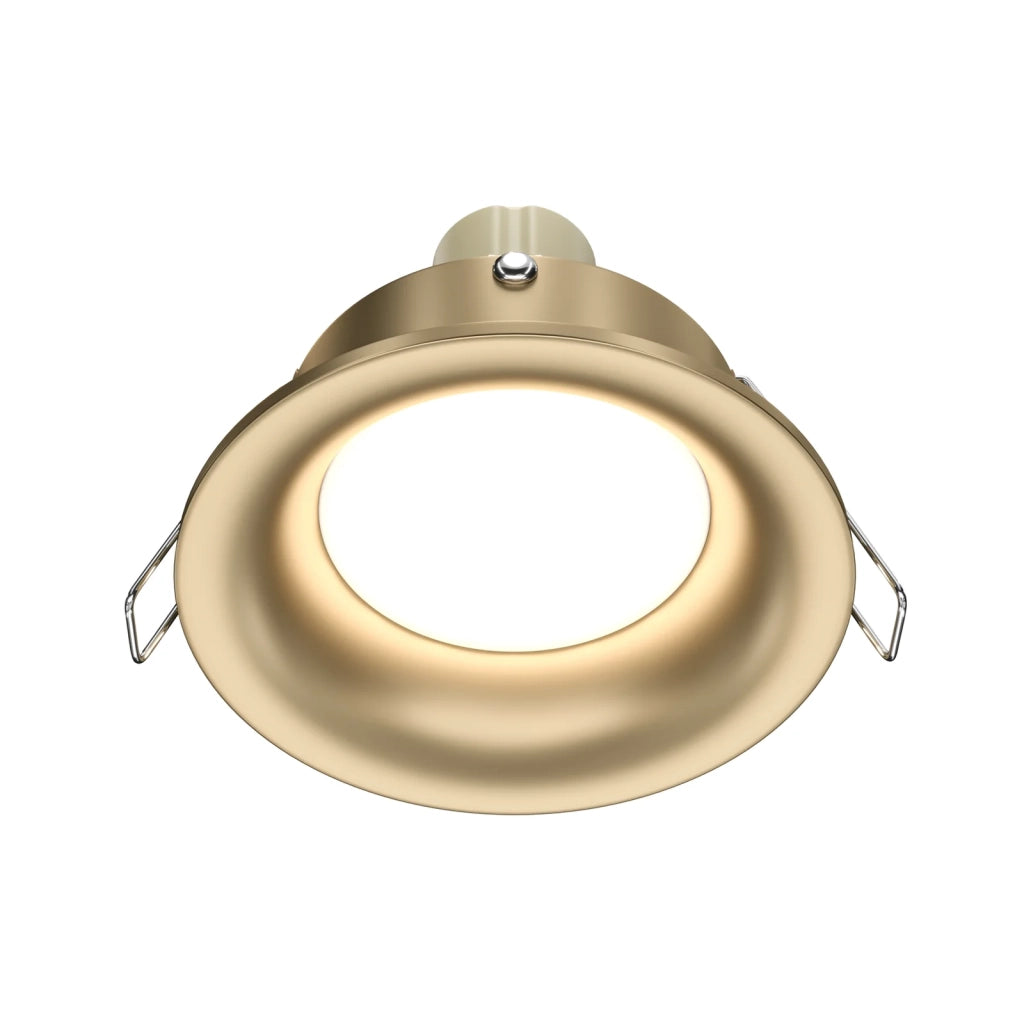 Maytoni Lampada da incasso Slim 1 luce GU10 oro alluminio