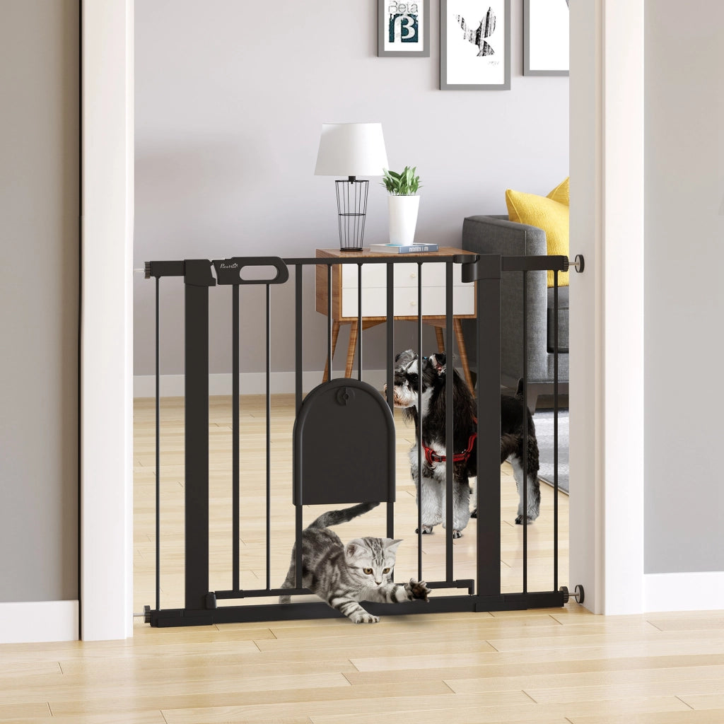 Barriera di Sicurezza per Cani ¨C Minimal ¨C Nero 75-103 cm