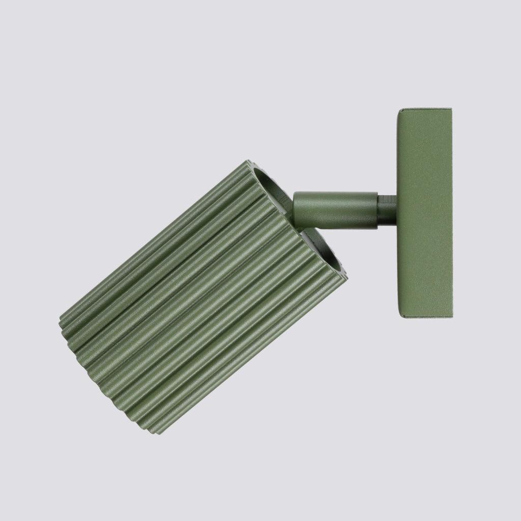 Lampada da parete KARBON verde oliva