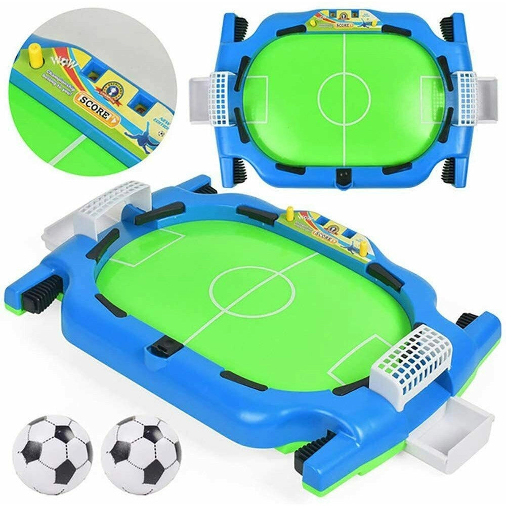 Trade Shop - Calcetto Da Tavolo Giocattolo Per Bambini Mini Calcio Flipper Con Conta Punti -