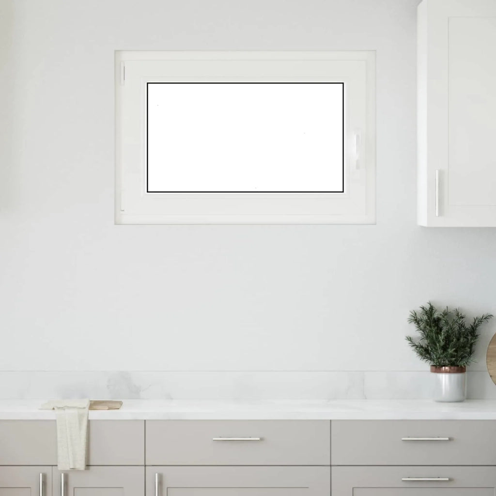 Finestra per Soffitta RISOR 90 x 70 cm PVC e Vetro Bianco 42052409