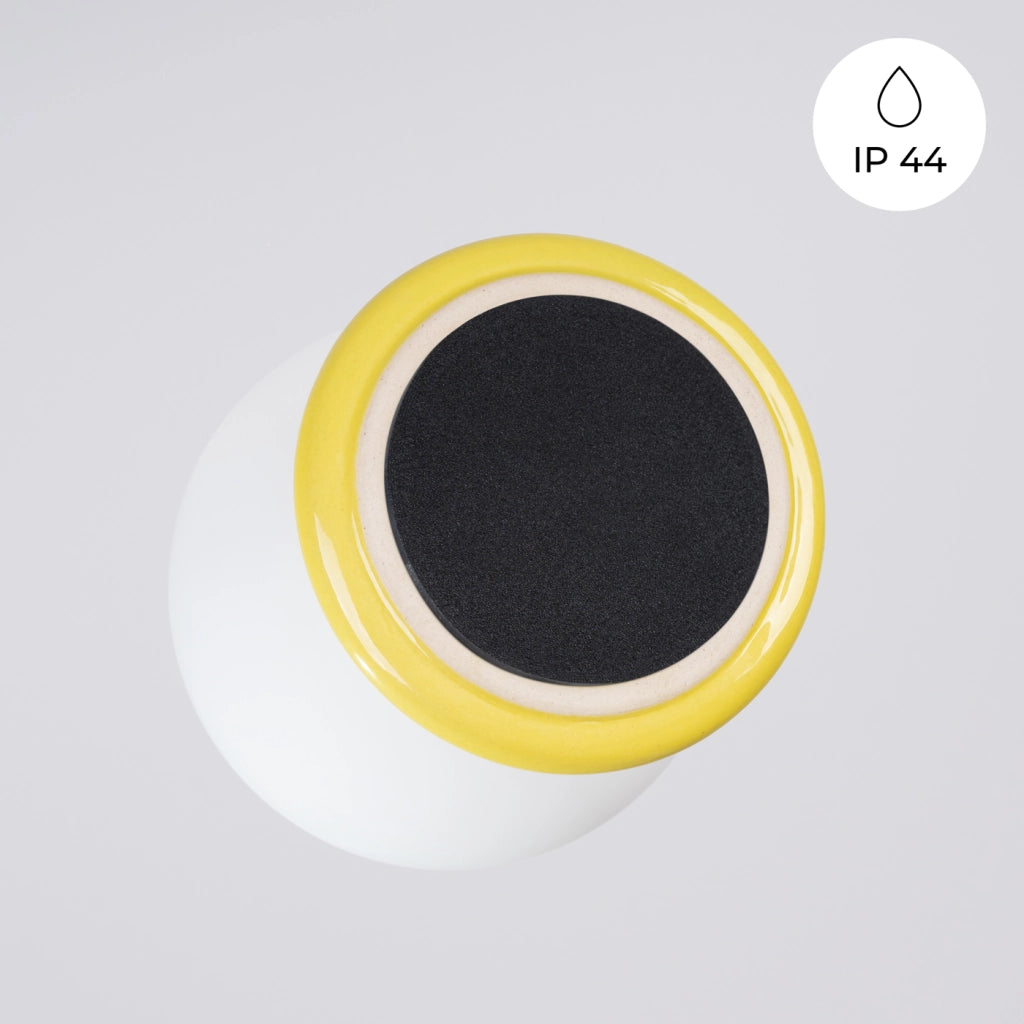 Lampada a parete ZORI giallo IP44