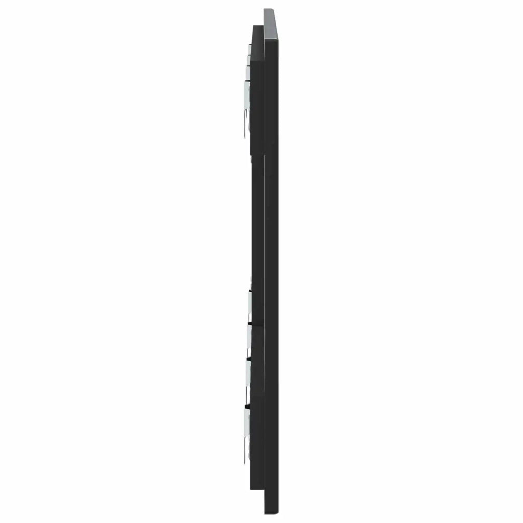 Testiera da Muro EDE Nero Legno ingegnerizzato 896096