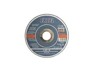 DISCHI DA TAGLIO SOTTILE CENTRO PIANO PER FERRO/INOX Ø MM.115- - ø mm.115x1,6 foro 22,2 da taglio per ferro/inox - 25 pezzi EXCEL