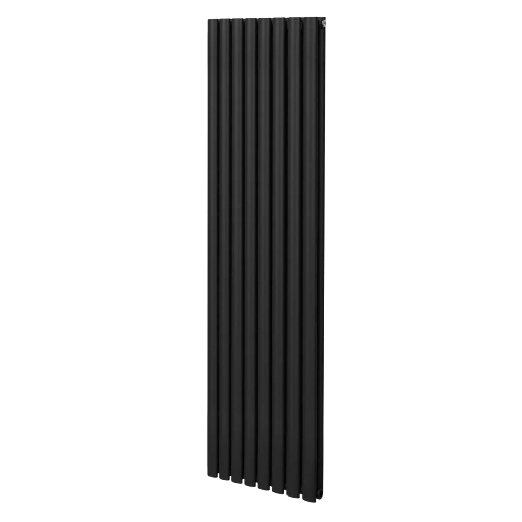 Radiatore a colonna Ovale Nero 1800mm x 480mm