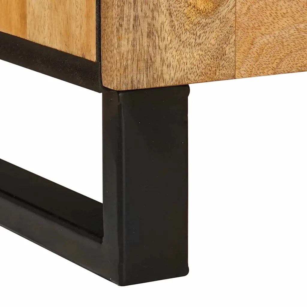 Comodino | Armadio da Notte | Mobiletto da notte con cassetto Naturale 50 x 33 x 60 cm