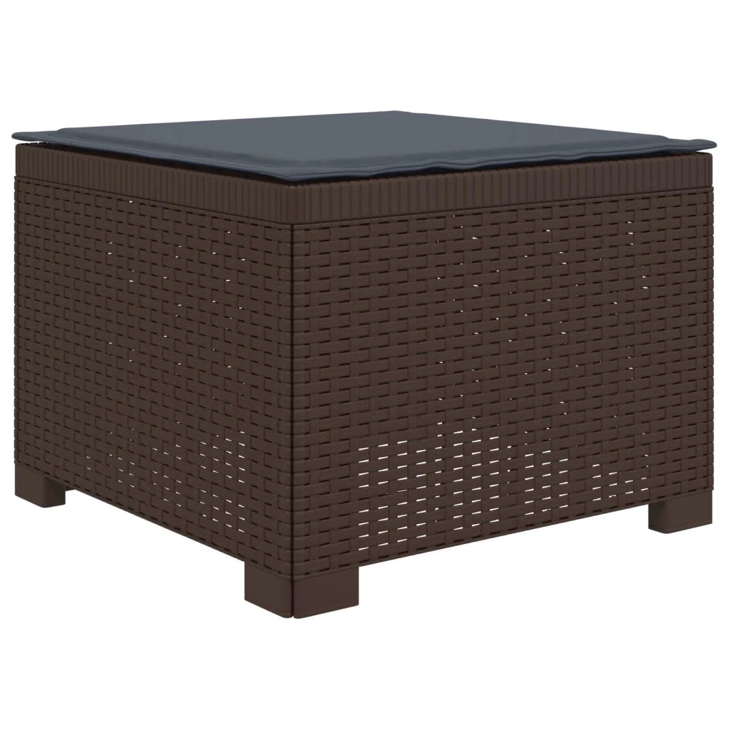 Divano da esterno-Divano da Giardino 3 posti con cuscini in look rattan PP 352463