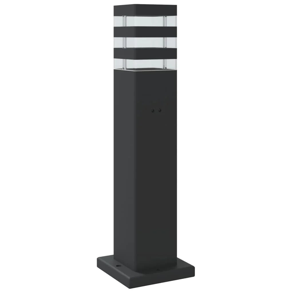 Lampada da terra per esterni in alluminio nero 50 cm codice 02_0042508