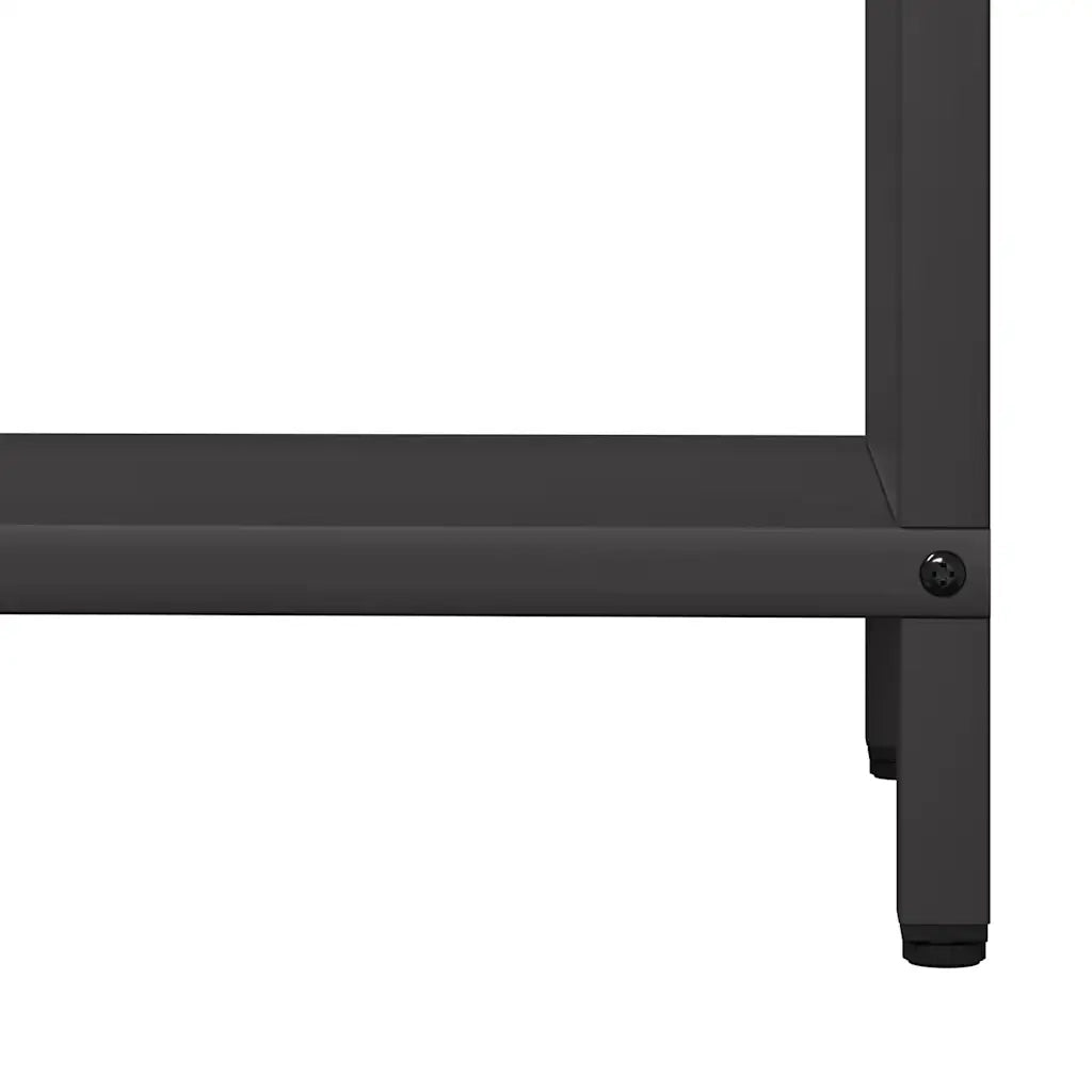 Rastrelliera per Legna da Ardere Nera 60x25x60 cm CFW2427784
