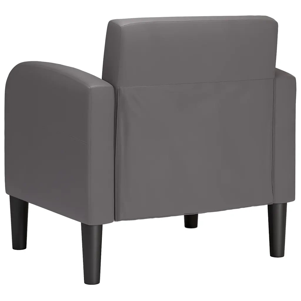 Divano Sedia con Braccioli Grigio 54 cm in Similpelle 4100531