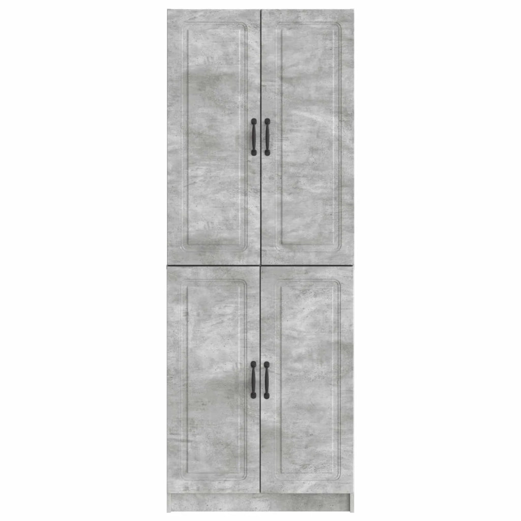 Set di armadi 2 pz Grigio Cemento Legno ingegnerizzato 3416946