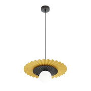 Lampada a sospensione UMBRA 1xG9 arancio nero Emibig