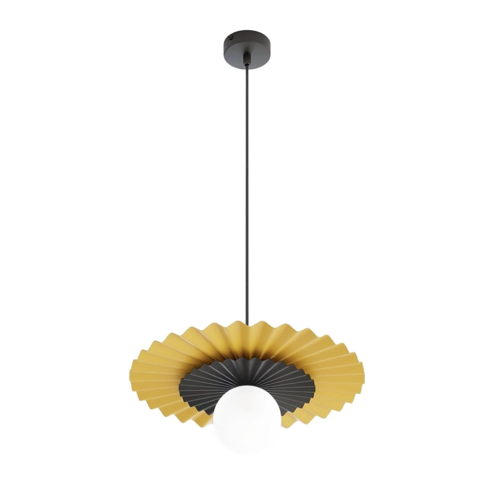 Lampada a sospensione UMBRA 1xG9 arancio nero Emibig