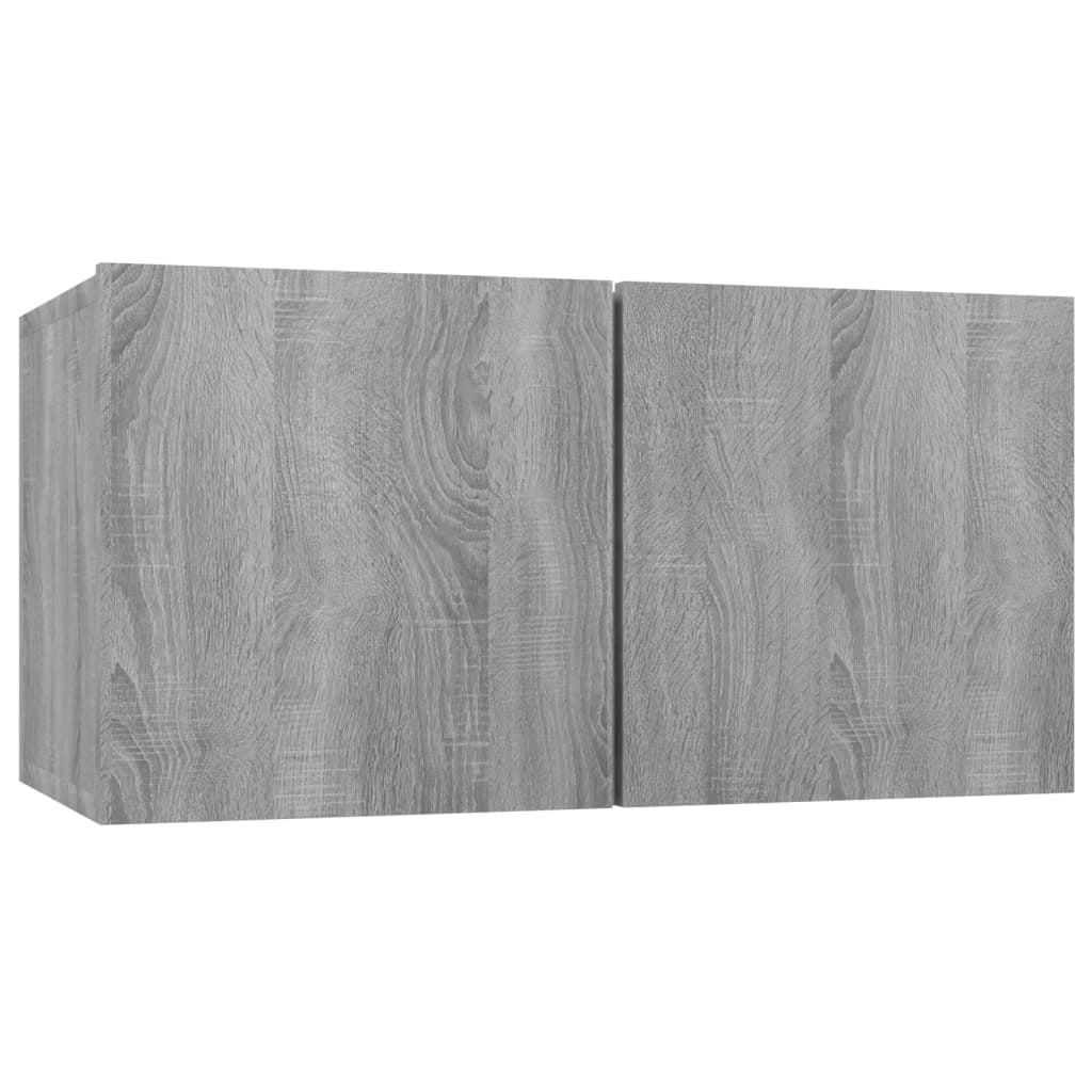 Mobile TV da parete Sonoma 60 x 30 x 30 cm legno ingegnerizzato grigio 02_0024290