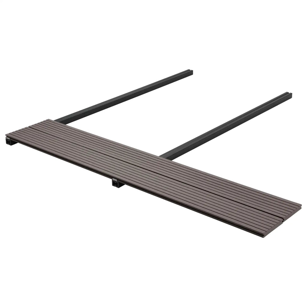 Pavimento da Deck 90 pcs Marrone Scuro WPC 3444757
