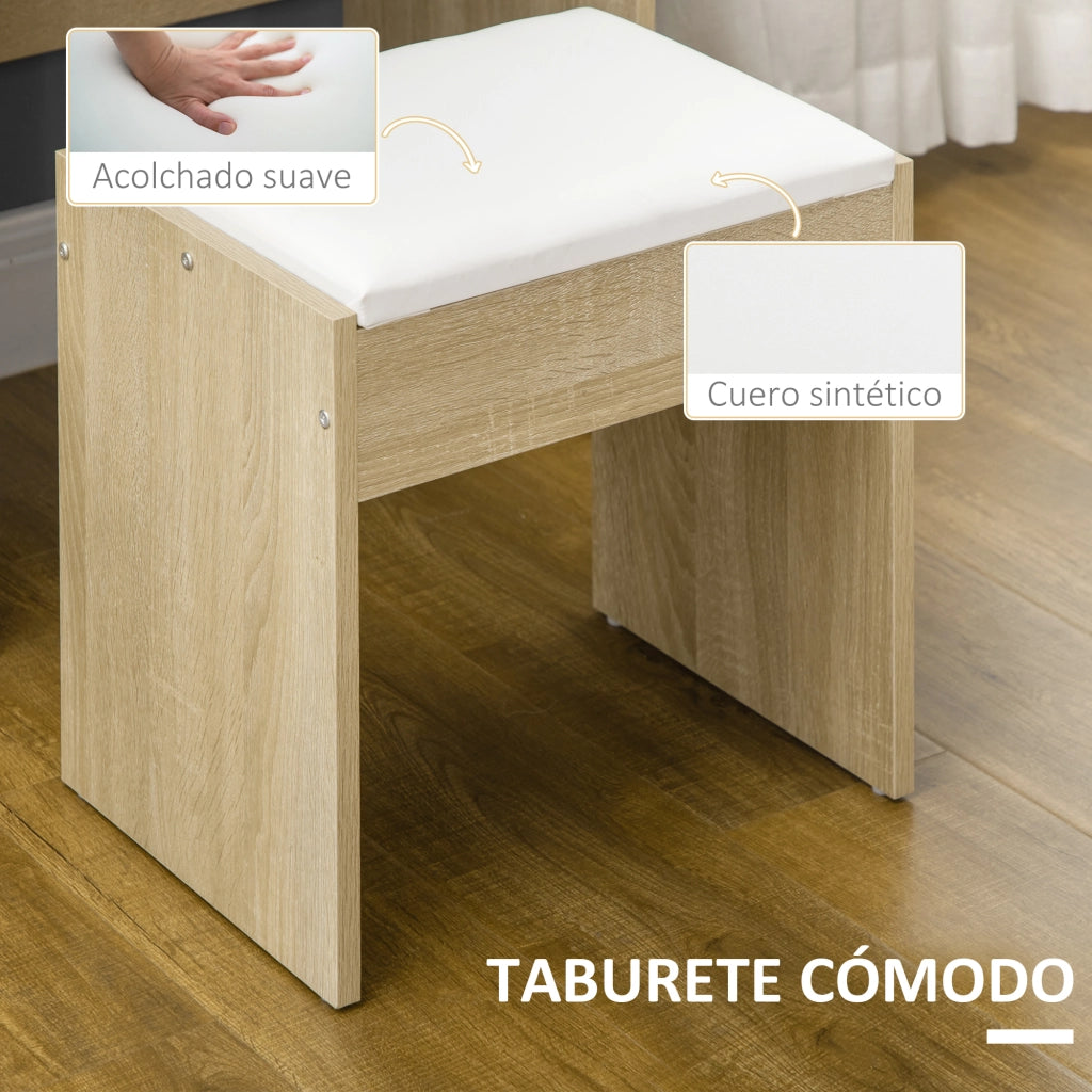 Scrivania da trucco con sgabello ¨C Minimal ¨C 80x38x143 cm