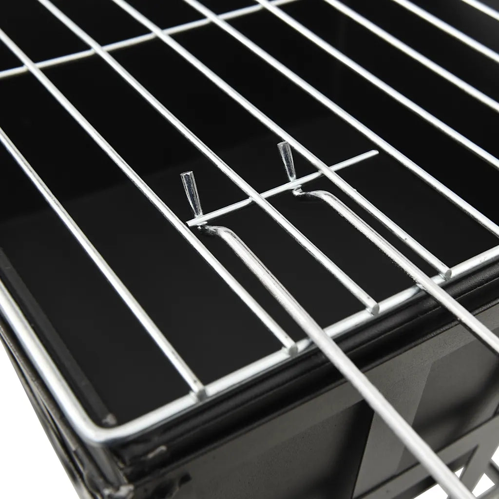 Braciere e Barbecue 2 in 1 34x34x48 cm in Acciaio 315089