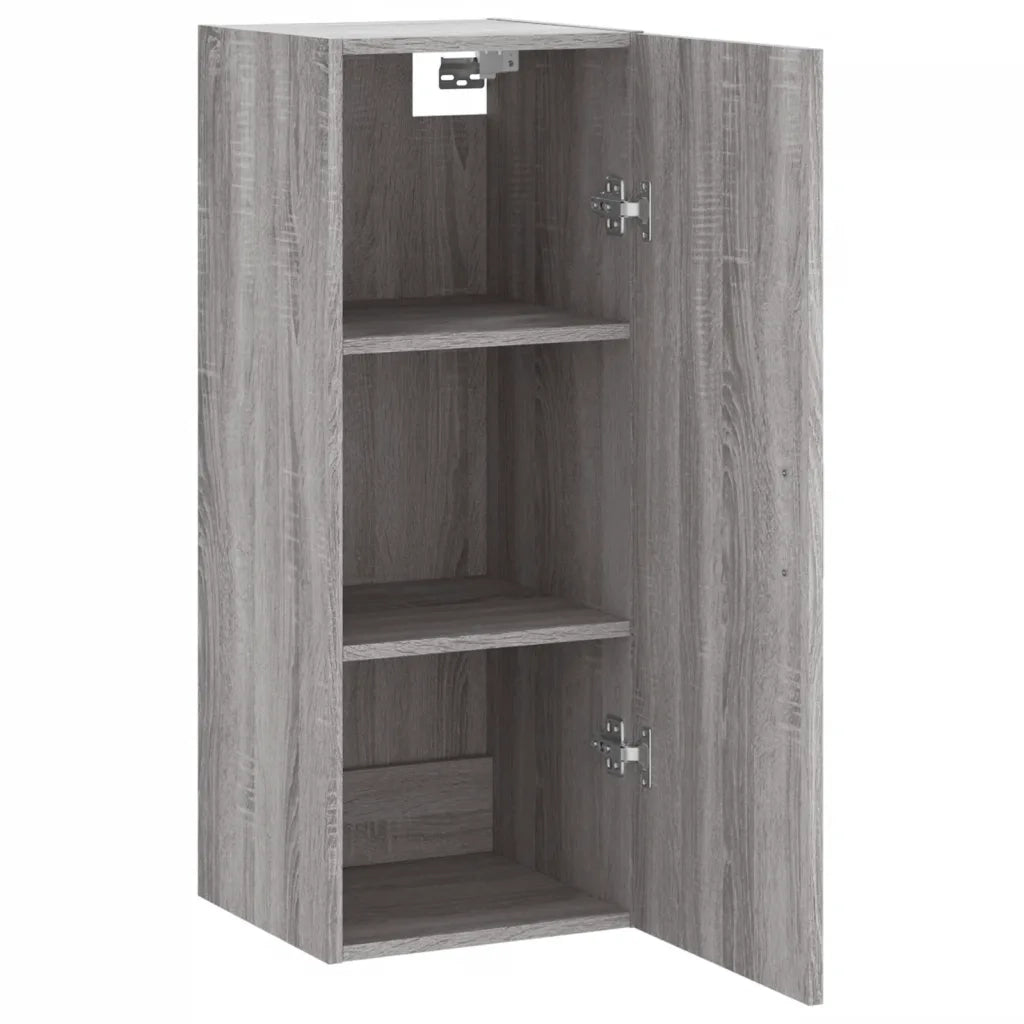 Mobile a Parete Grigio Sonoma 34,5x34x90 cm 828874