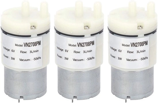 Pompa di aria ultra silenziosa Micro - Mini pompa ad assorbimento - pompa membranacea - pompa idraulica - 3W potenza - compatto e duraturo