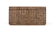 Credenza in legno di mango con finitura anticata
