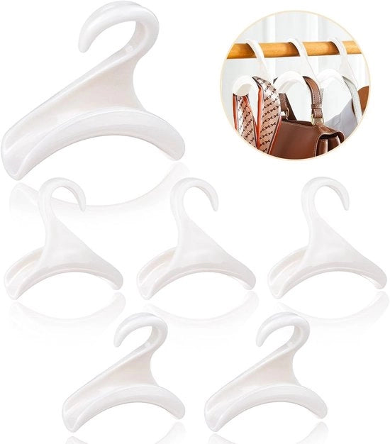 Organizzatore per tasche - 6 pezzi - bianco