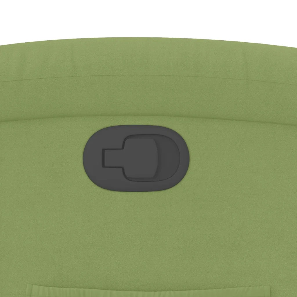Poltrona Reclinabile Verde Chiaro in Velluto 371800