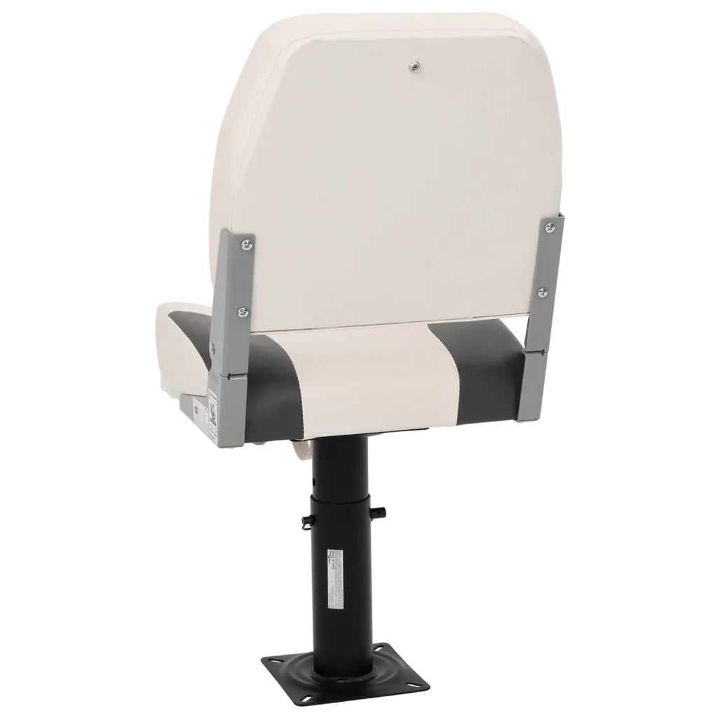 Sedili Barca con Supporto 2pz Altezza Regolabile Girevole 360° 3294968