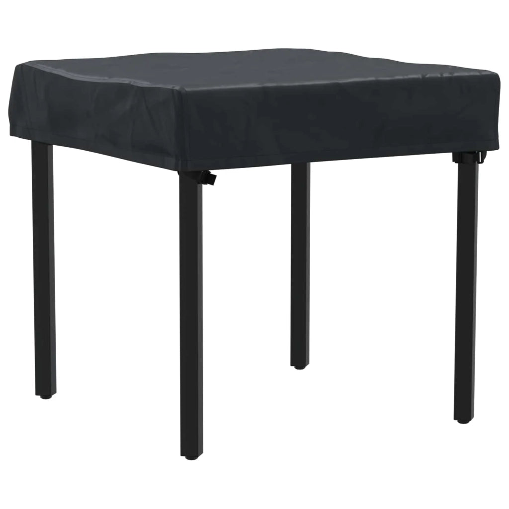Copertura Tavolo Tinta unita Nero 62 x 62 x 15 cm Tessuto 4106071