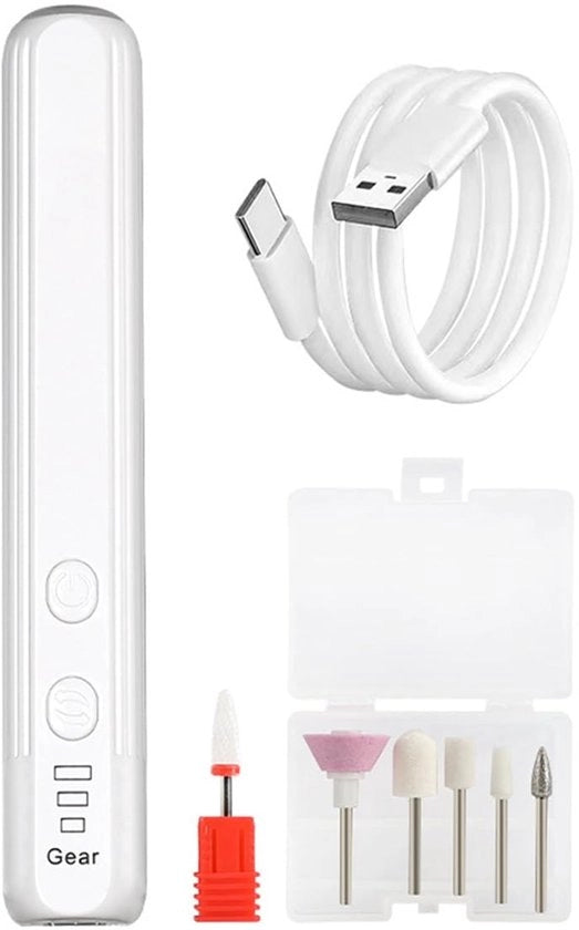 Kit di manicure e pedicure elettrico con tagliaunghie