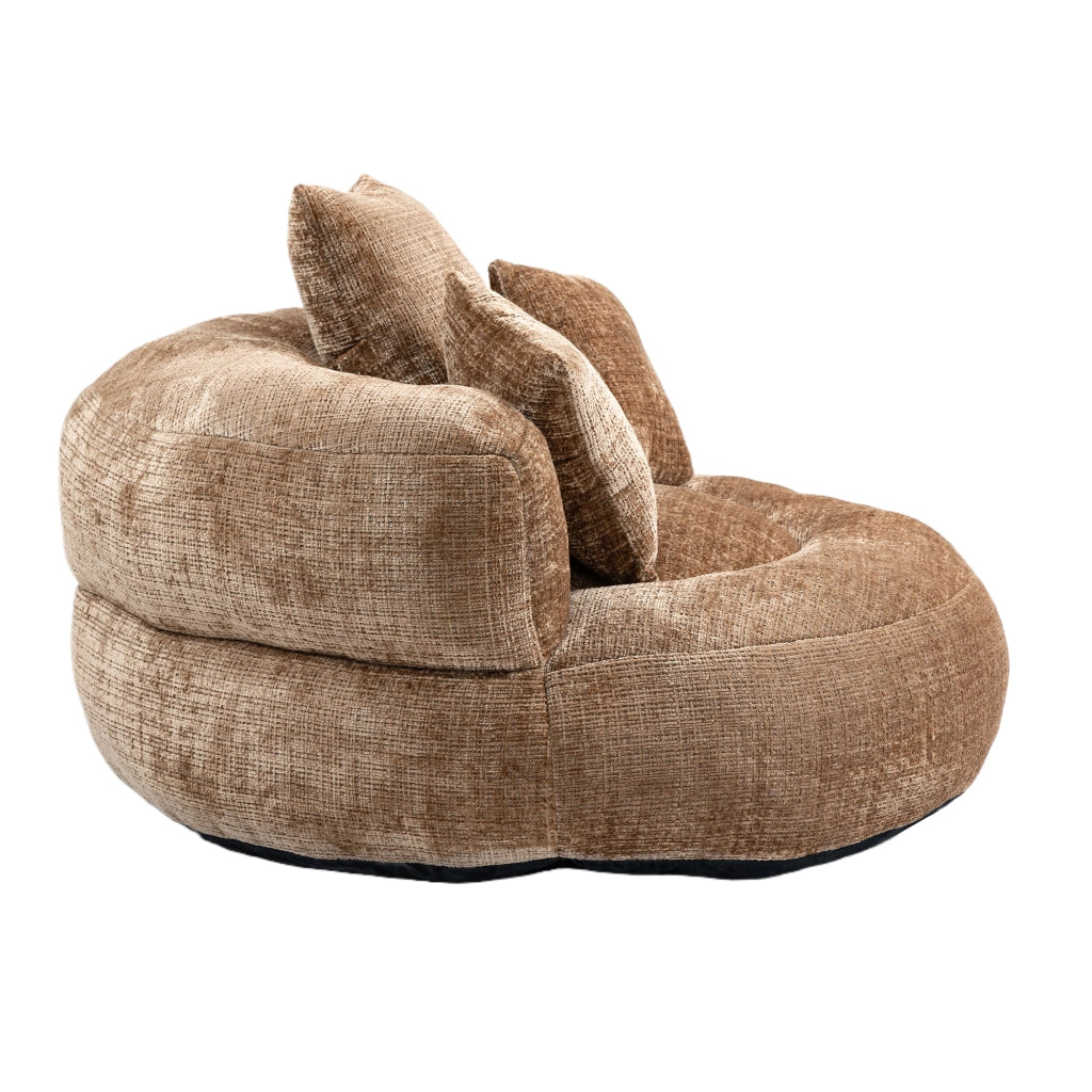 Divano Poltrona Gaming con Cuscini ¨C MINIMAL ¨C Tessuto Chenille, Singolo