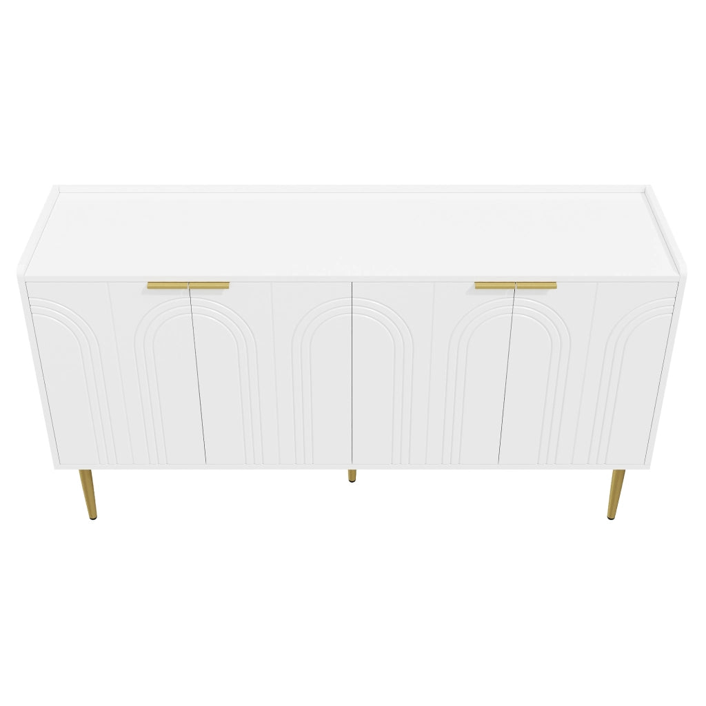 Anrichte moderna e semplice - Zephmum - 140x38x75 cm - Stoccaggio