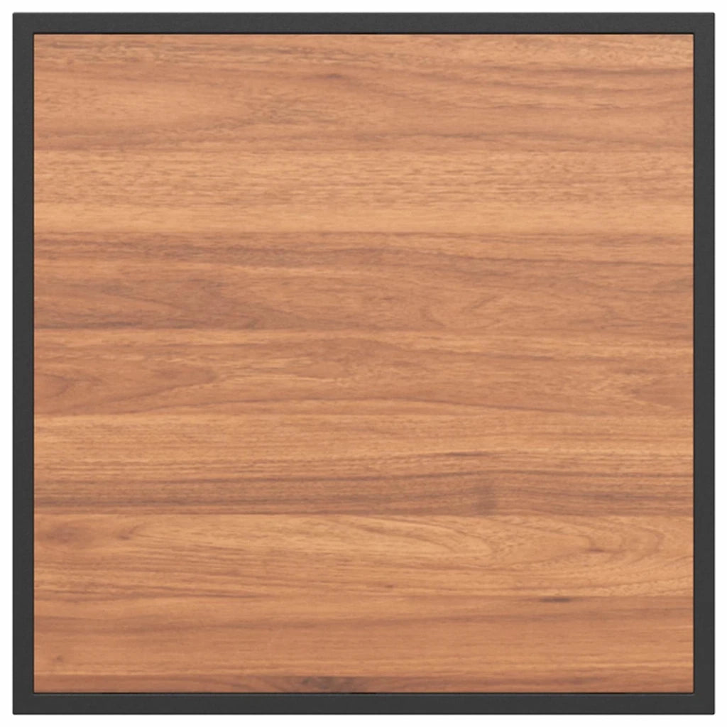 Tavolino da salotto Nero e Marrone 55 x 55 x 35 cm 42007554