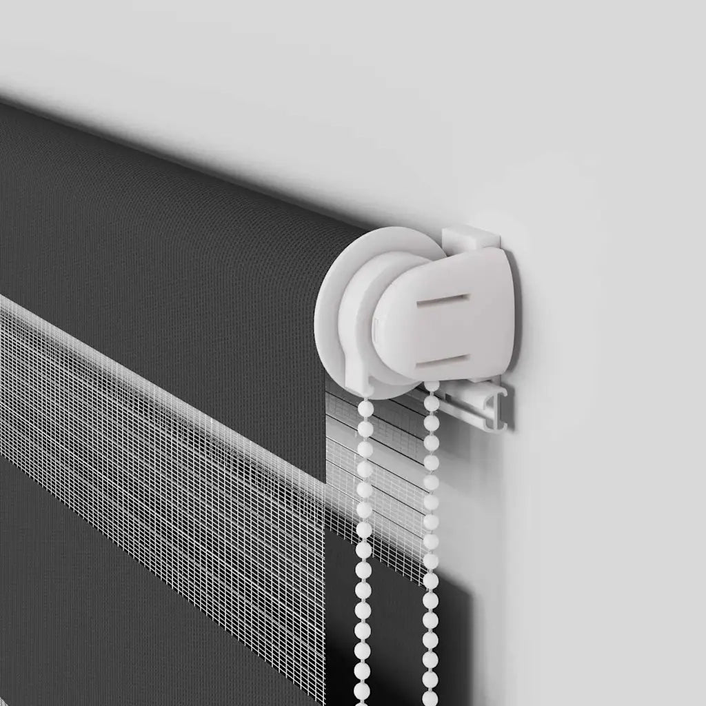 Tenda a rullo | Tenda avvolgibile Zebra Nero Larghezza Tessuto 155,9 cm Poliestere