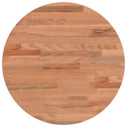 Piano per Tavolo | Superficie Tavolo | Piano Scrivania ?40x4 cm Rotondo in Legno Massello di Faggio